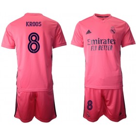 Jalkapallo Pelipaidat Real Madrid Toni Kroos 8 Lasten Vieraspaita 2020-2021 Lyhythihainen